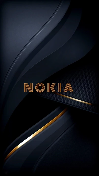 nokia, noir, abstrait, cuir, bord