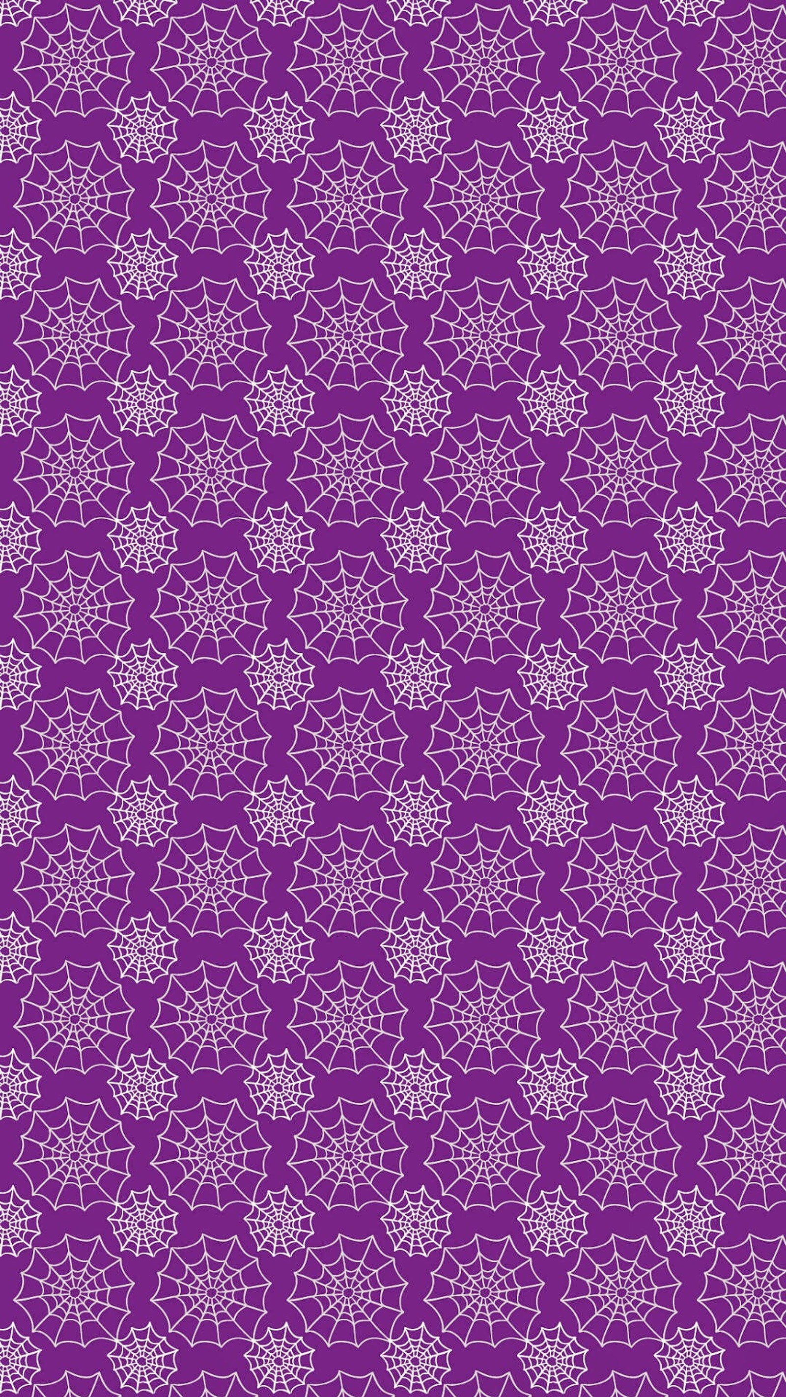 A purple and white pattern with white snowflakes on it (halloween, pattern, purple)