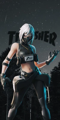 fortnite, hush, skin wallpaper