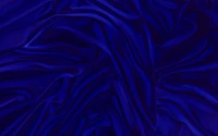 Cobalt Blue Woven Silk Fabric with Elegant Patterns