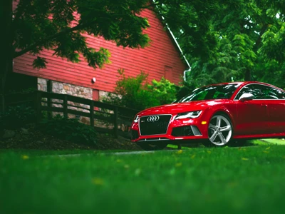 audi, audi a4, red, audi r8, family car