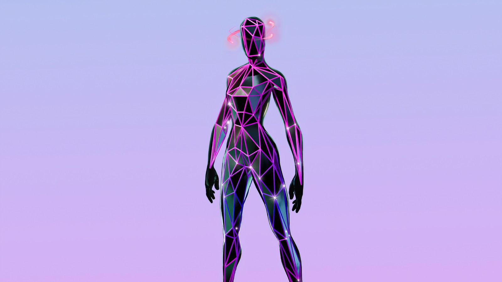 Arafed image of a person in a body suit standing on a skateboard (fortnite, battle royale, video game, iso, skin)