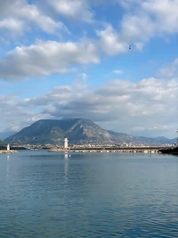 wolke, wasser, wasserressourcen, berg, azurblau