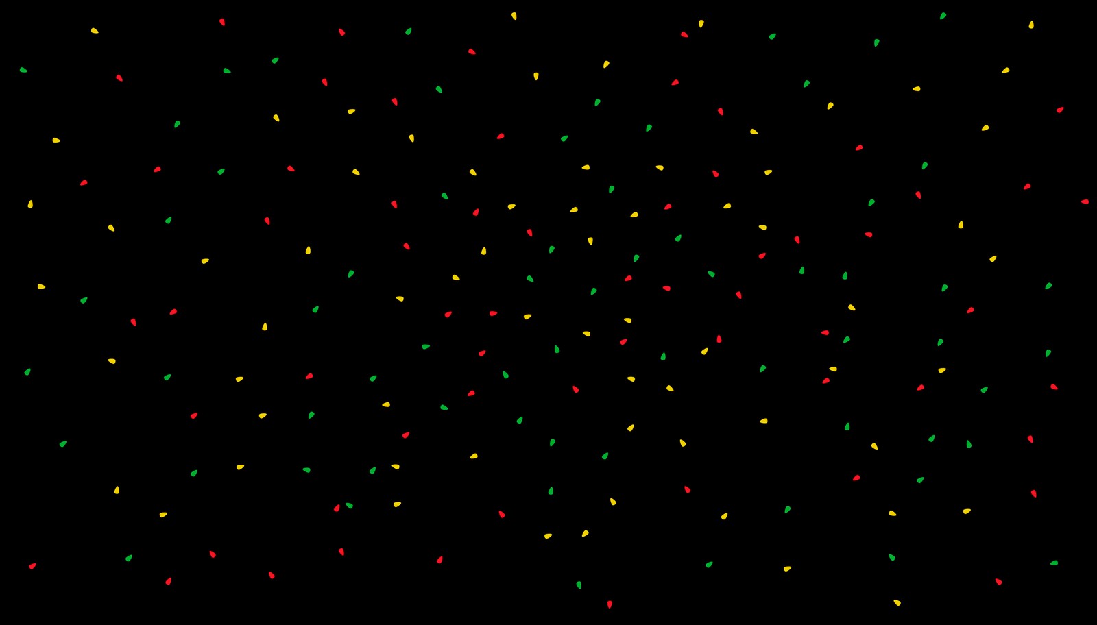 Un primer plano de un fondo negro con muchas luces de colores (atmósfera, astronomía, rectángulo, patrón, tecnología)