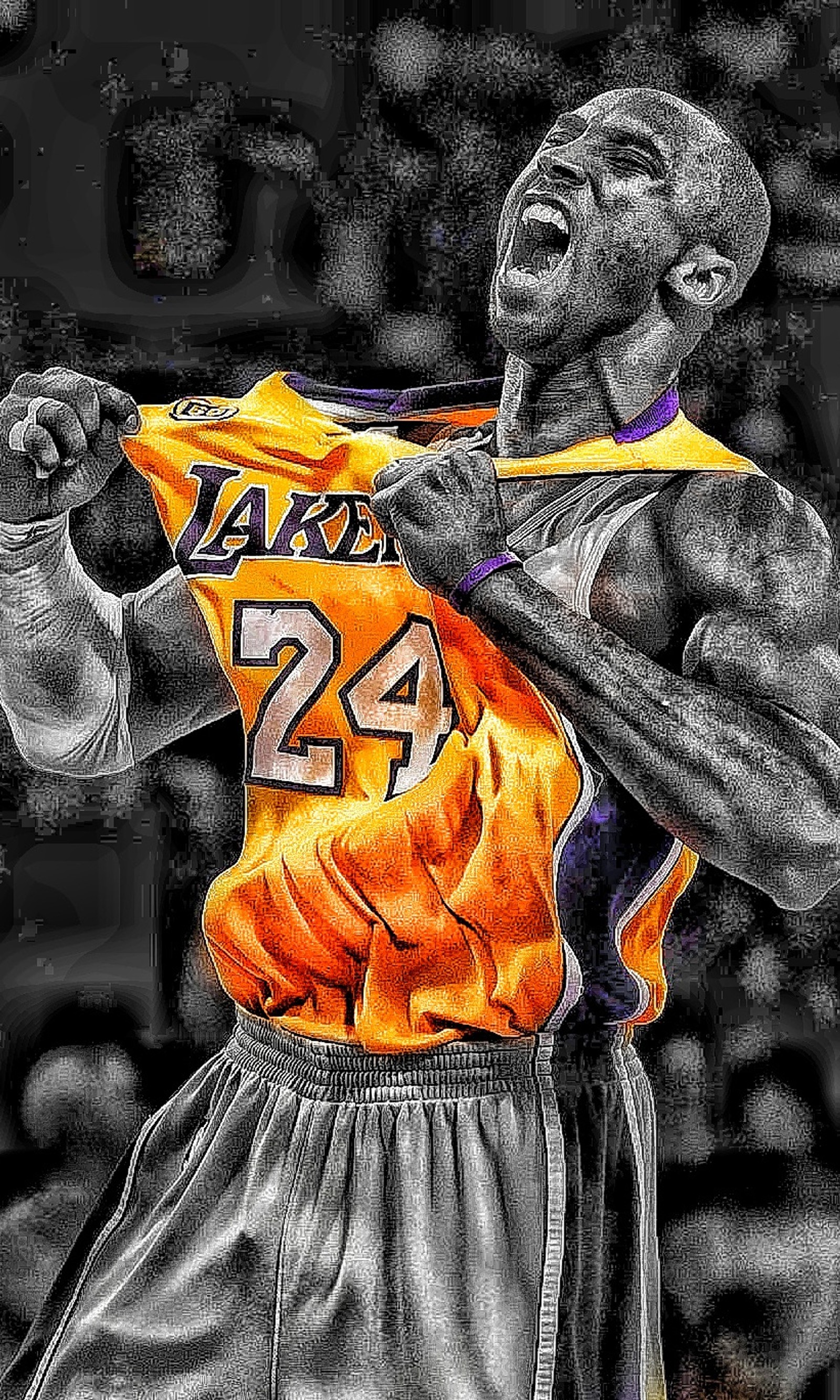 Lade basketball, bryant, kobe, nba, sport Hintergrund herunter