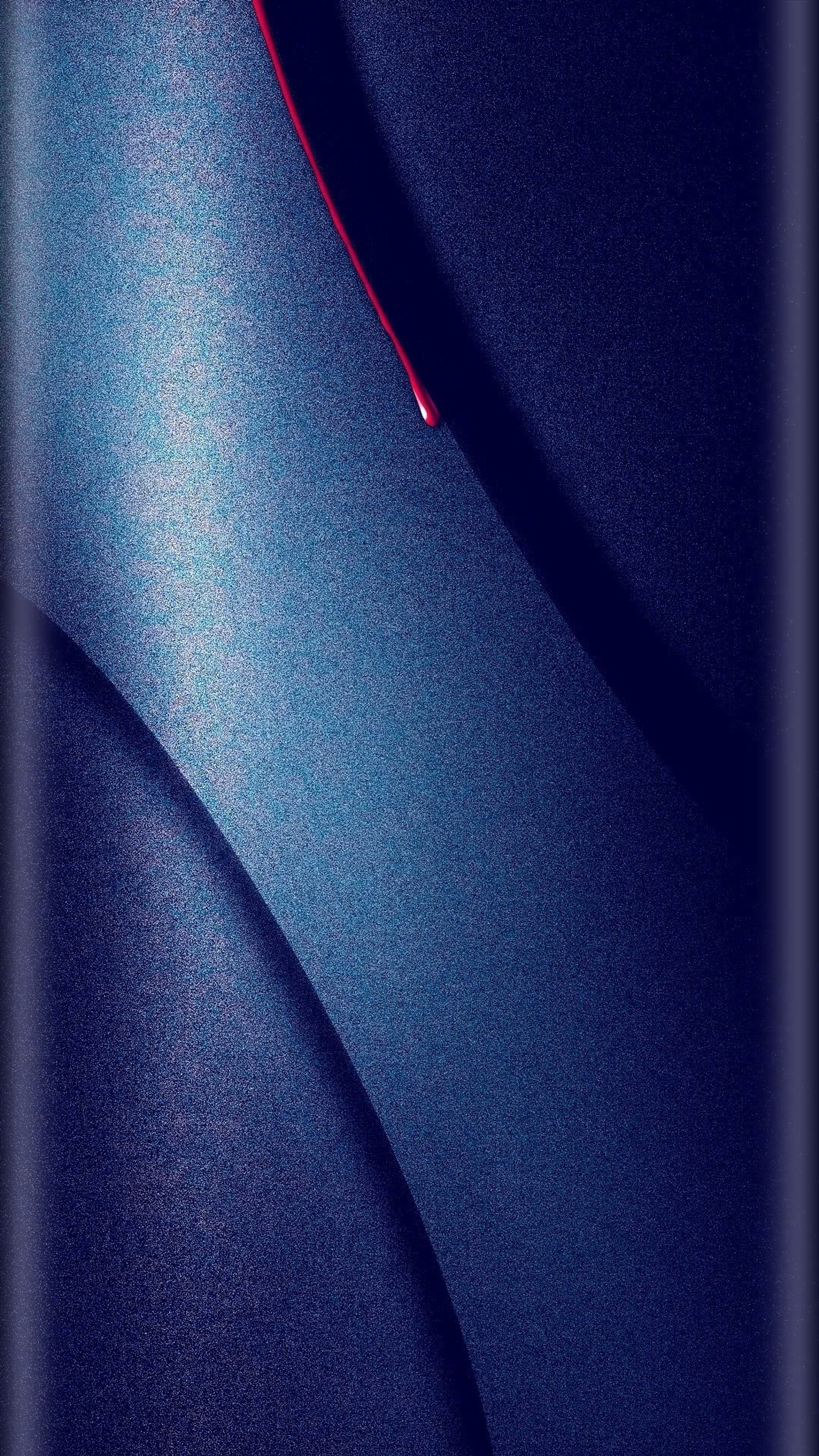 There is a red line on the wall of a blue room (abstract, beauty, blue, design, light)