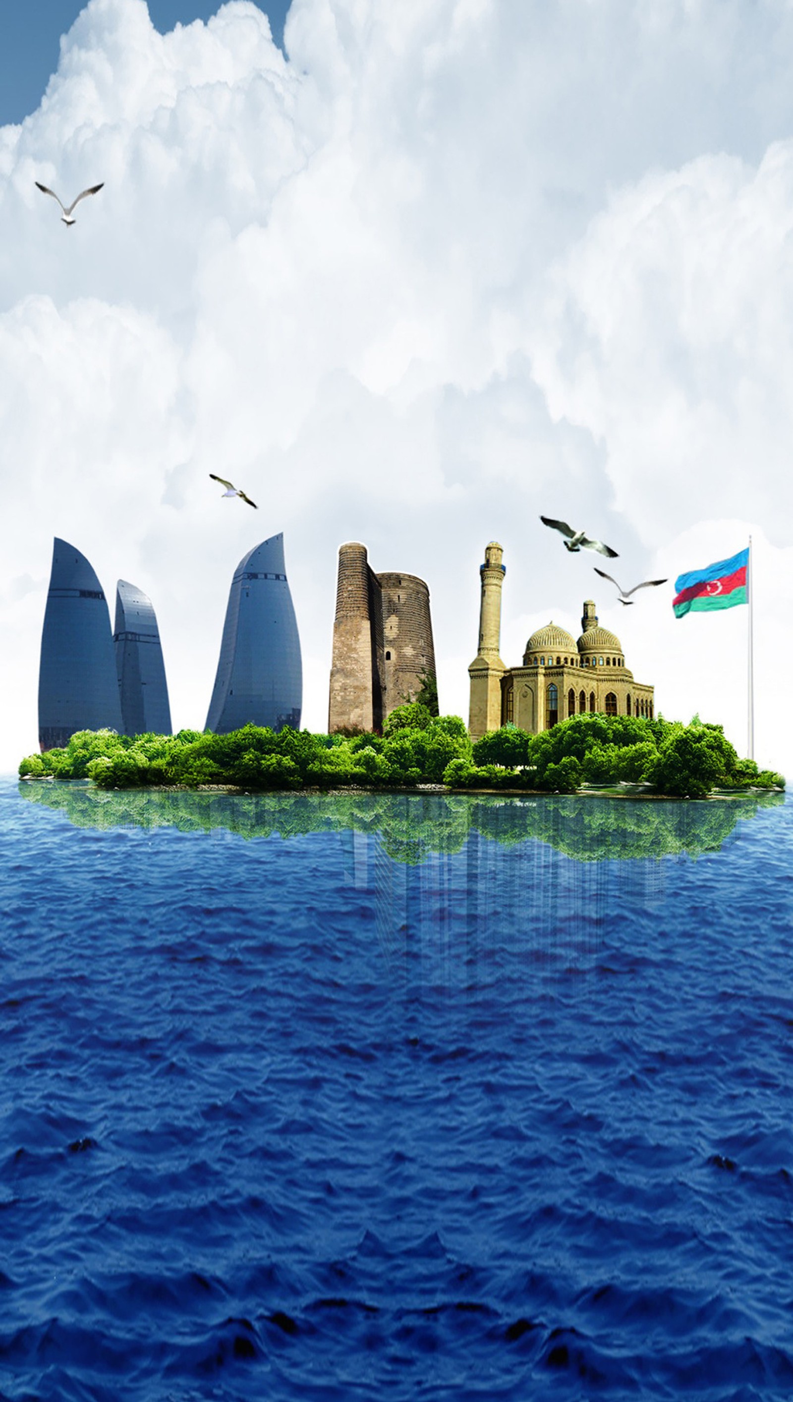 azerbaijan, baku Download Wallpaper