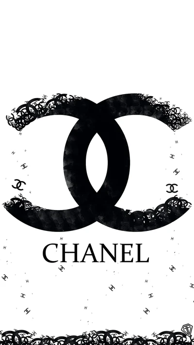 beau, noir et blanc, cc, chanel, fleur