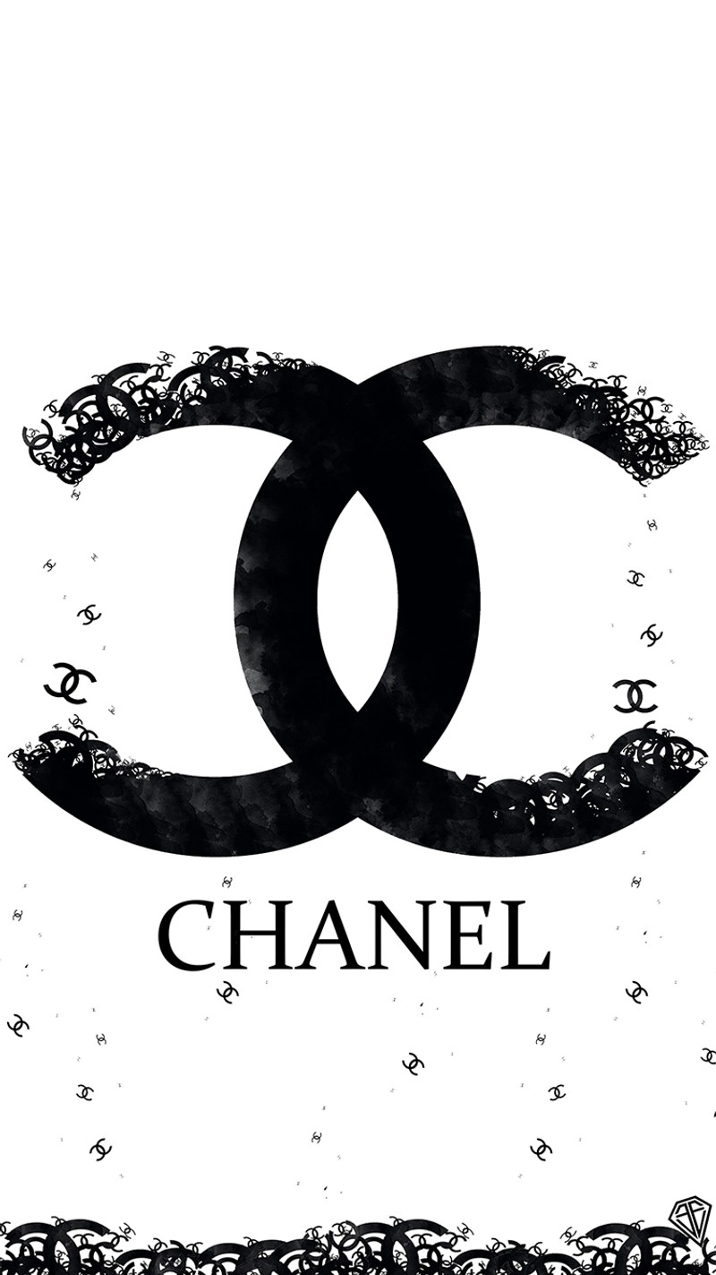 Черно-белая фотография логотипа chanel с кружевной окантовкой (красивый, черно белый, cc, шарль де шанель, chanel)