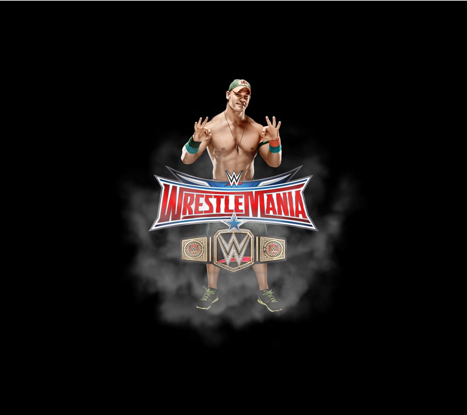 A man with a shirt on and a fist up in the air (cool, dr, john cena, style, wwe)