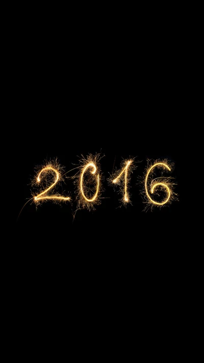 2016, happy, new year