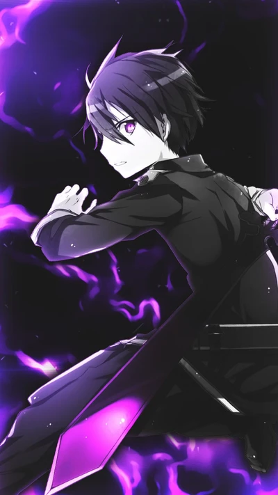 kirito, espada, en línea