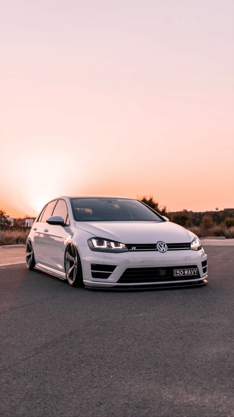 volkswagon, air suspension, slammed Download Wallpaper