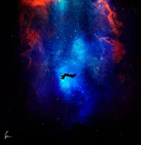 lost in space, alone, dream, deep space, nebula wallpaper