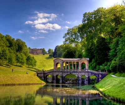 Serene Bad: Die idyllische Landschaft von Prior Park