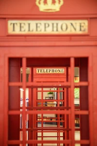 Iconic Red Telephone Booths in London Architecture