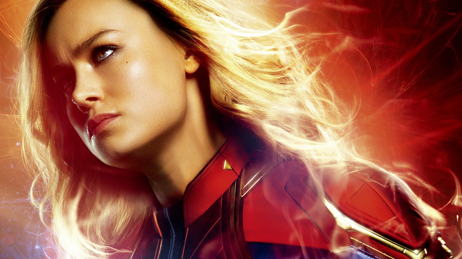 Capitana marvel es la nueva capitana marvel (capitana marvel, captain marvel, carol danvers, labio, ojo)