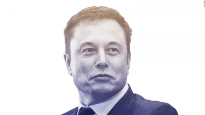 Porträt von Elon Musk: Visionärer Unternehmer und Innovator