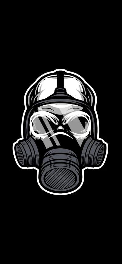 gas mask, mask, illustration, head, audio equipment