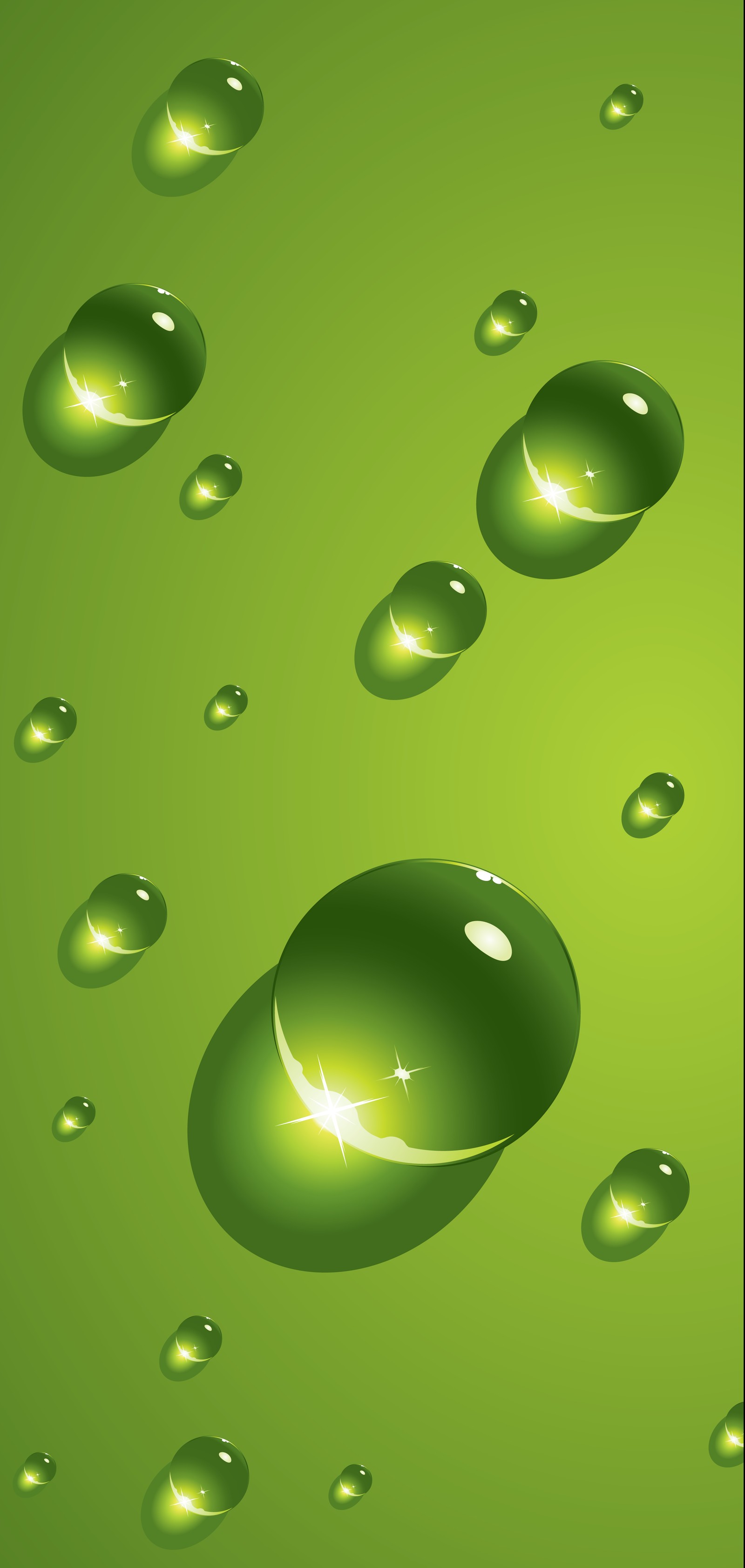 A close up of a green background with water droplets (drop set, drop water, drop, water, liquid)