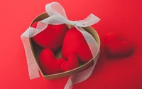 Regalos románticos en forma de corazón para el amor y celebraciones