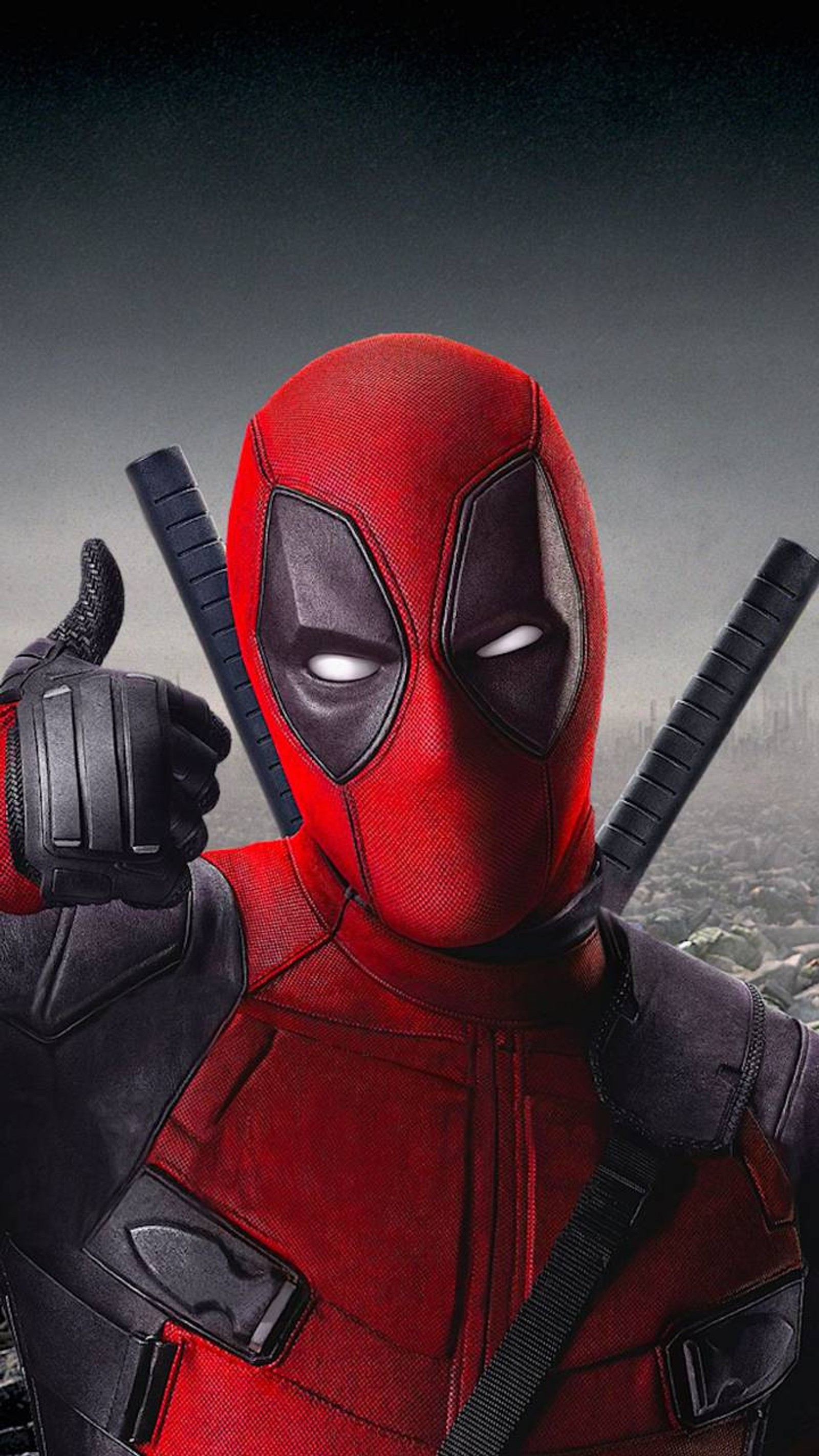 Deadpool ist der neue superheld im kommenden deadpool-film (farben, rot)