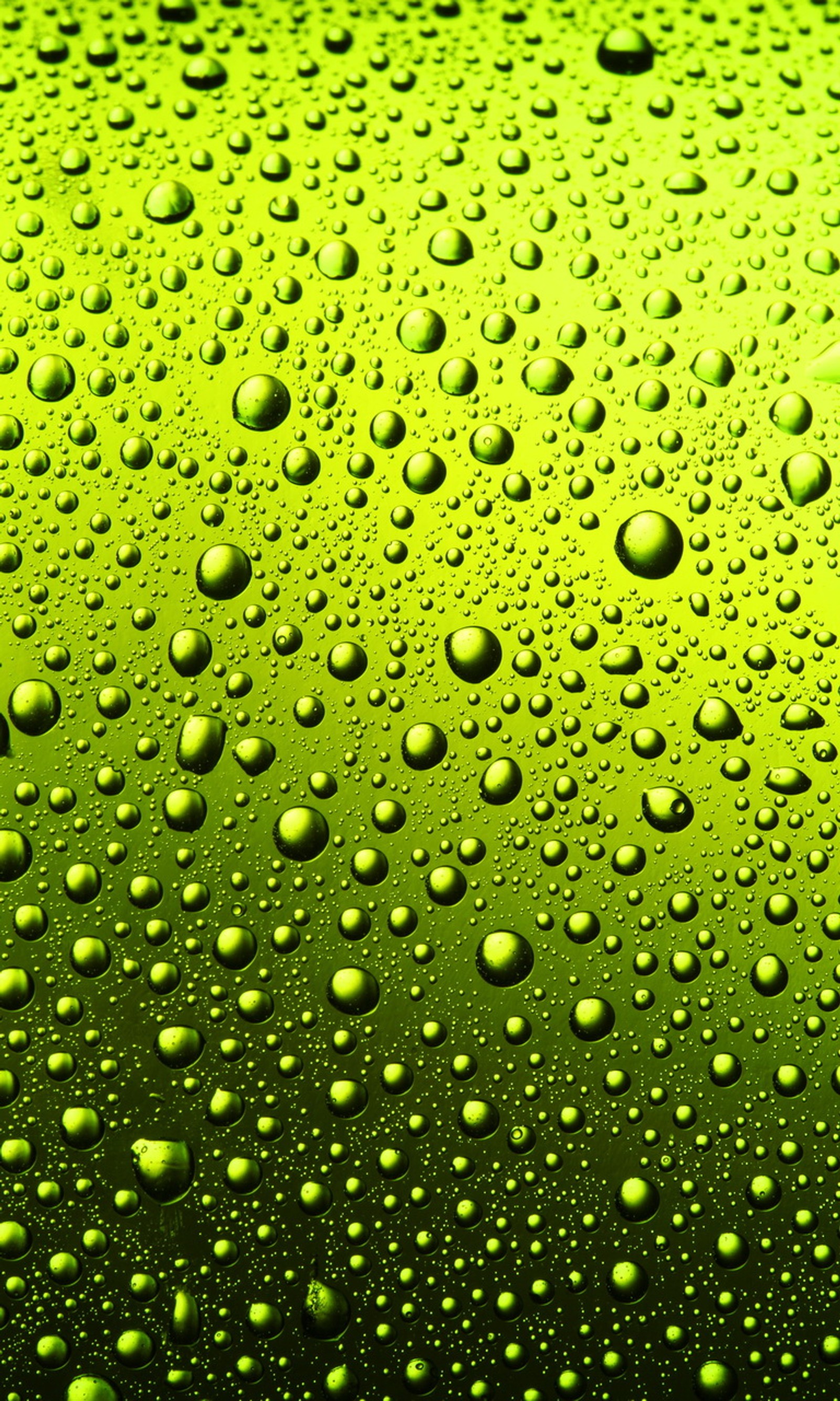 abstract waterdrops, bavkground, lime green wallpaper