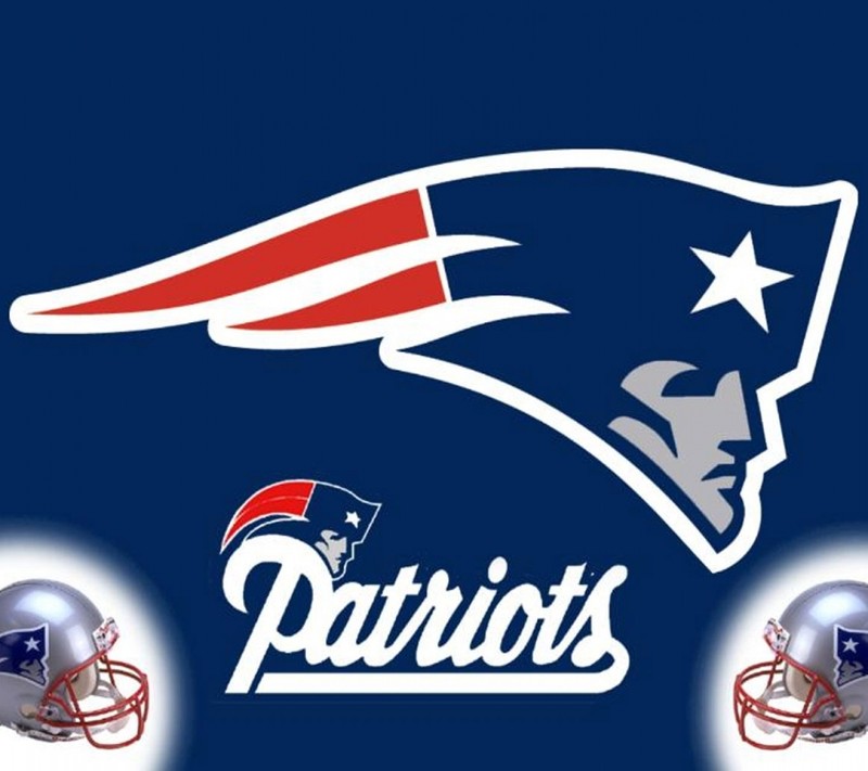 Логотип футбольной команды new england patriots (футбол, логотипы, спорт)