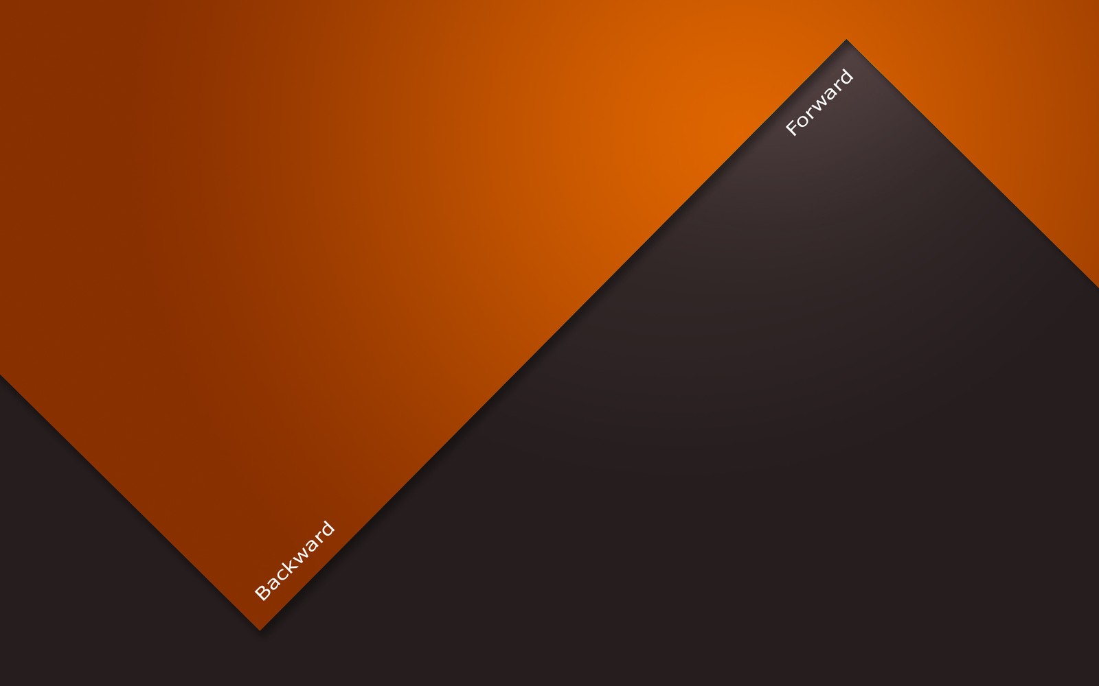 Um close de uma parede preta e laranja com um triângulo (minimalismo, marrom, âmbar, triângulo, retângulo)