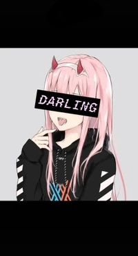 anime, liebling, zero two