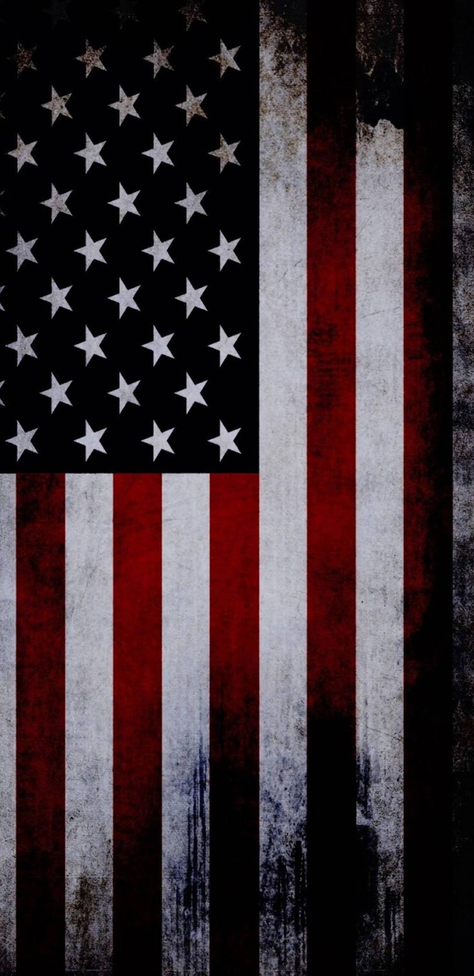 Bild einer grungy amerikanische flagge mit schwarzem hintergrund (flaggenkode, richtig fliegen, absatz ich, sektion 7, union links)