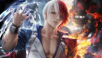 shoto todoroki, bnha, my hero academia, boku no hero academia, 僕のヒーローアカデミア wallpaper