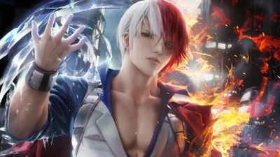 shoto todoroki, bnha, my hero academia, boku no hero academia, 僕のヒーローアカデミア