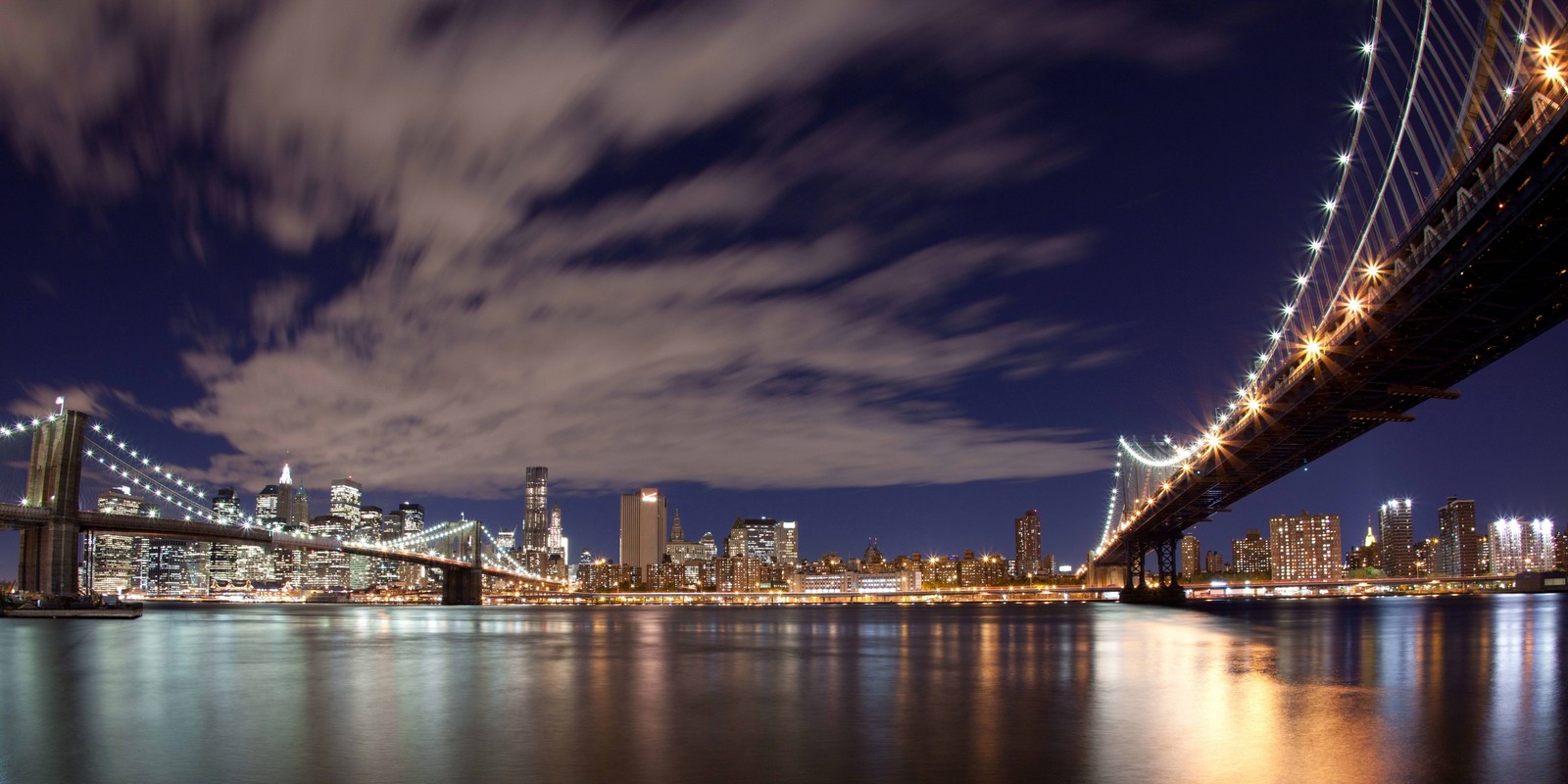 brooklyn bridge, cityscape, city, skyline, landmark wallpaper