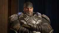 Marcus Fenix em Gears 5: Líder resiliente em equipamento blindado