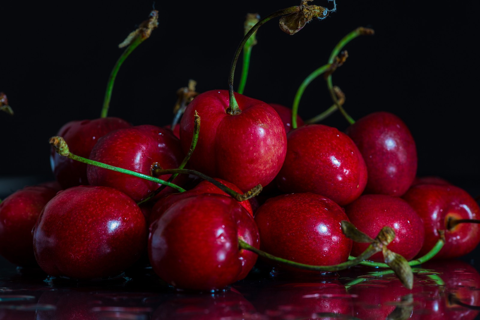 Lade kirsche, frucht, naturkost, rot, essen Hintergrund herunter