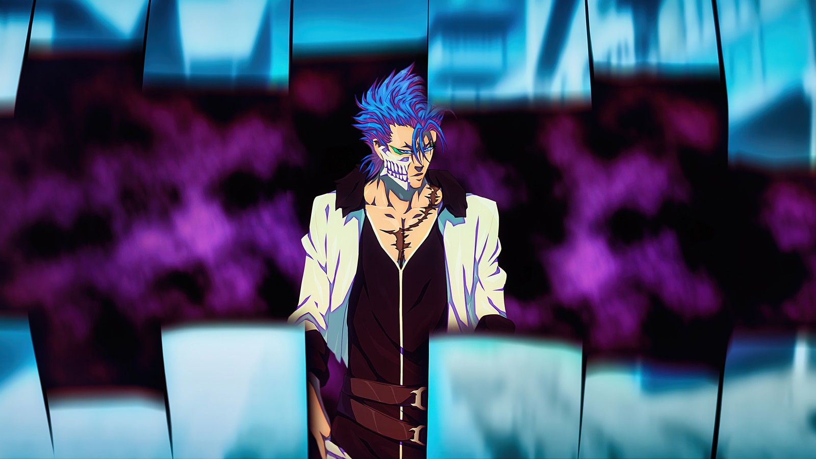 Lade grimmjow jaegerjaquez, bleach, thousand year blood war, bleach 千年血战篇, bleach 千年血戦篇 Hintergrund herunter