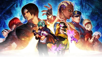 Dynamische Charakterpräsentation aus The King of Fighters XV