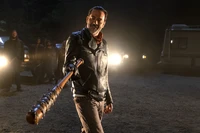 La presencia dominante de Negan en la oscuridad de The Walking Dead