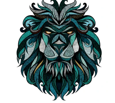 abstrac, art, desing, fashion, lion