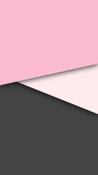 Diseño minimalista elegante en rosa claro y gris oscuro