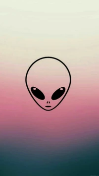 alienígena, cor, gradiente