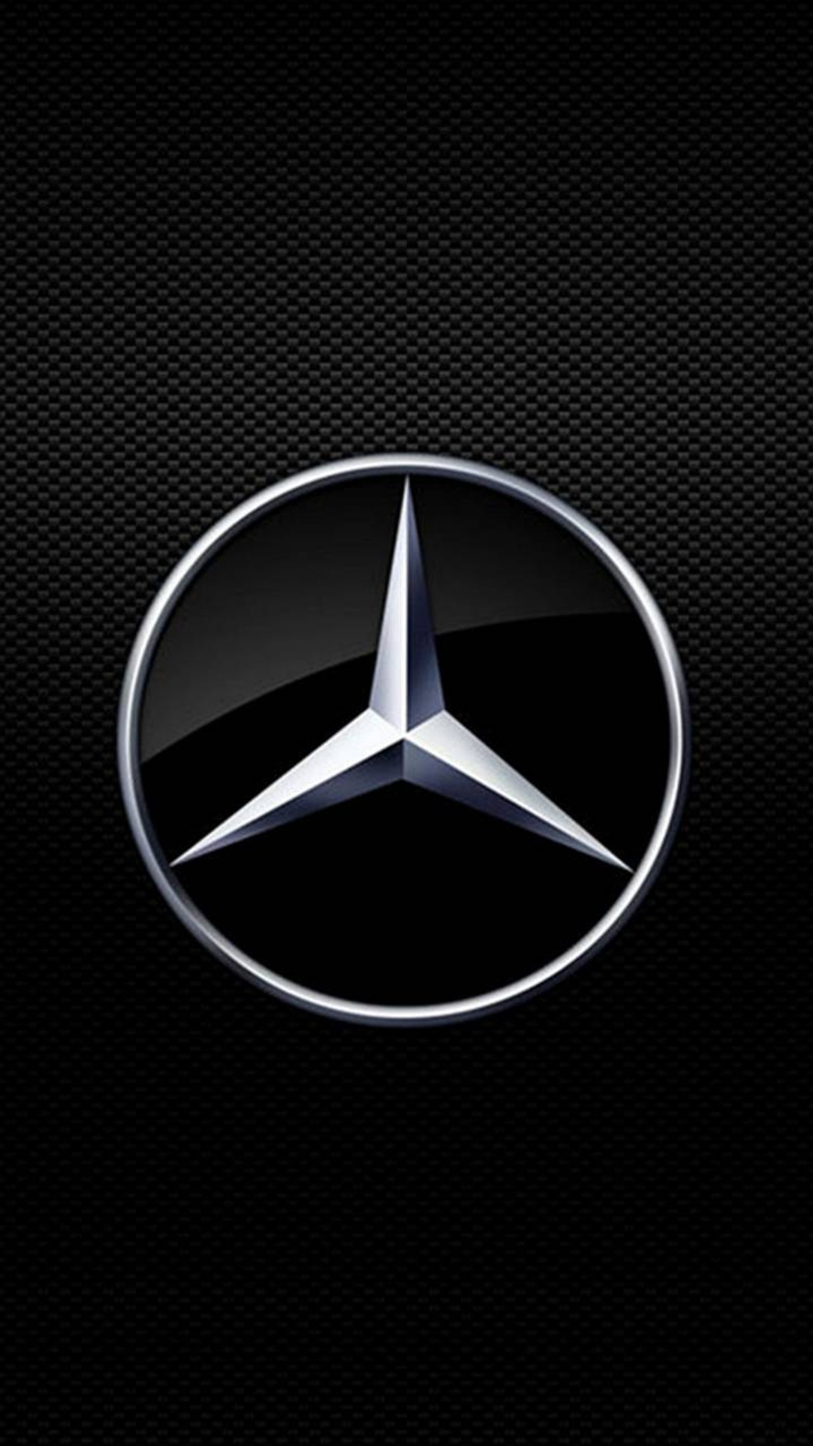 Um logotipo da mercedes em um fundo preto com uma moldura metálica. (baía, benz, preto, carbono, churrasqueira)