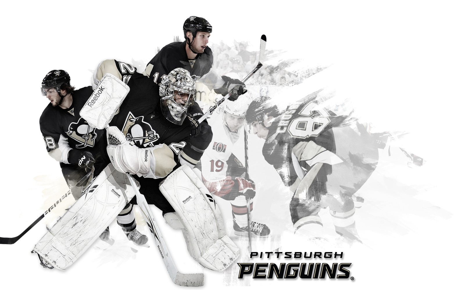 Lade pittsburgh penguins, nationale hockey liga, mannschaftssport, college eishockey, verteidiger Hintergrund herunter