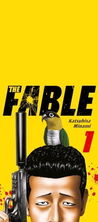 La Fábula: Una novela gráfica con un protagonista armado y un loro