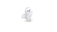 Fluffy White Plush Toy with Attitude