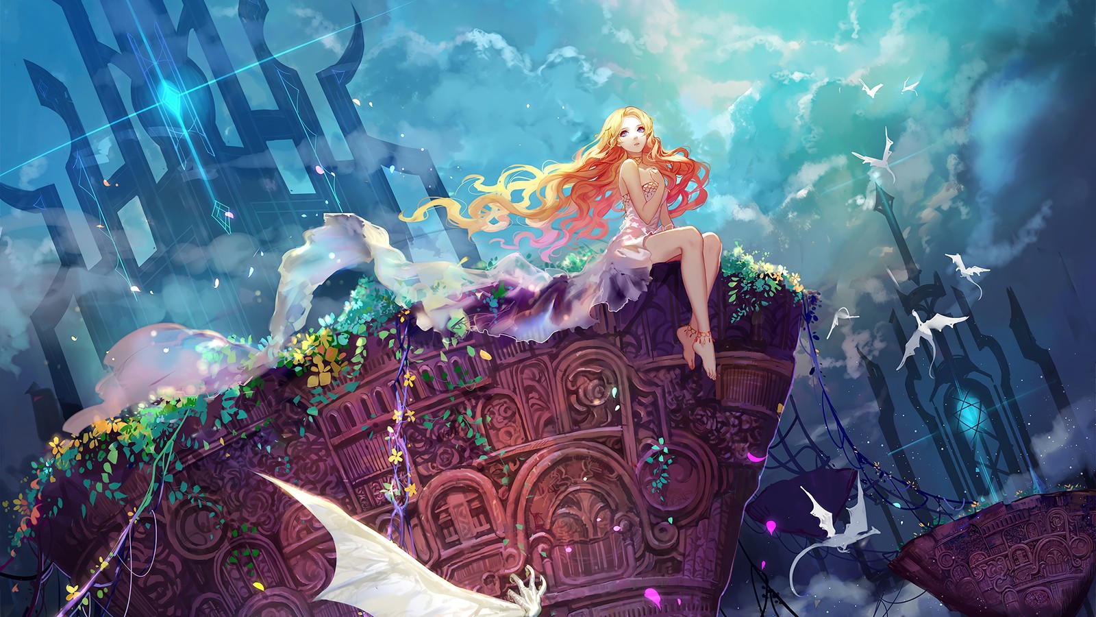 fantasy, girls, anime wallpaper