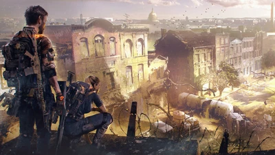 Überlebende erkunden ein post-apokalyptisches Washington D.C. in The Division 2