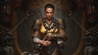 Monja feminina de Diablo Immortal: Guerreira feroz e resiliente