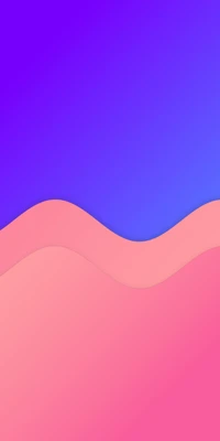 Gradient Waves in Purple and Magenta